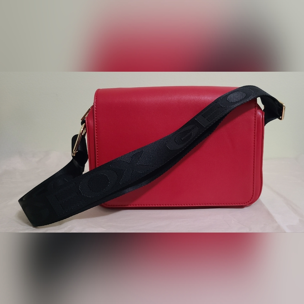 Geox Dark Red Womens Annya Crossbody Bag